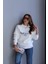 Ekru Fermuarlı Sweat 1