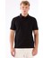 Siyah Düz Erkek T-Shirt - Slim Fit 1