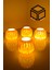 Yılbaşı Geyik Modelli Tealight Girintili Mumluk NO.2102N (Led Işık Dahil) 5