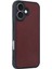 iPhone 16 Kılıf Aras Deri Kapak - Bordo 2
