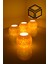 Yılbaşı Ağacı Modelli Tealight Girintili Mumluk NO.2103N (Led Işık Dahil) 5