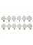 12PCS G4 Puck Işıkları LED Ampul Yan Pim Tabanı G4 5050 12SMD LED Rv Kampası Hafta Ev Okuma Işığı Beyaz (Yurt Dışından) 3