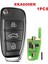 Xhorse Için XKA600EN Için Evrensel Tel Uzak Tuş Flip Fob Fob 3 Düğmeleri Audi A6 Q7 Için Vvdı Anahtar Aracı Için Tür (Yurt Dışından) 3