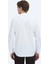 Beyaz Düz Regular Fit Dokuma Klasik %100 Pamuk Gömlek 9