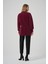 Cep Detay Angora Hırka 7008 Bordo 3