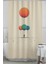 Banyo Perdesi, Yalnız Balon Desenli Duş Perdesi, Küvet Perdesi, Halka Hediyeli 175X200CM Bp-36 1