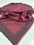Pamuk Ipek Eşarp - 3020 Bordo 1