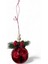 Yuvarlak Kırmızı Çan Yılbaşı Süsü 2