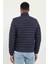 Lacivert Kapitone Slim Fit Erkek Mont 8