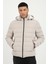 Taş Slim Fit Şişme Kapüşonlu Erkek Mont 3