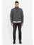 Antrasit Kapitone Slim Fit Erkek Mont 6