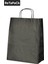 22X10X29 90 Gsm Burgu Saplı Siyah Kraft Çanta (50 Adet) 2