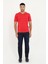 Kırmızı V Yaka Basic Slim Fit T 3