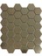 Cybele 32,50X28,20 Mıdı Hexagon Porcelaın Mosaıc-Gold(20 Adet/kutu) 1