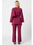 Kadın Alt Üst Drapeli Yaka Kuşak Detaylı Geniş Paça Pantolon Takımı Şık ve Rahat Birleşim Kaliteli 5