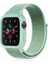 Ieg Apple Watch 42MM Hasırlı Cırtcırtlı Kasalı Kordon - Turkuaz 1
