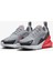 Air Max 270 Unisex Sneaker Gray Günlük Spor Ayakkabı Gri 3
