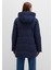 Su İtici Kapüşonlu Lacivert Şişme Mont 1110439-83699 9