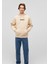Mavi Logo Baskılı Kapüşonlu Bej Sweatshirt 0610960-70003 9