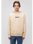 Mavi Logo Baskılı Kapüşonlu Bej Sweatshirt 0610960-70003 10