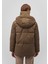 Kapüşonlu Kahverengi Şişme Mont 1110075-82046 13