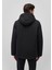 Kapüşonlu Siyah Parka 0110443-900 6