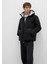 Kapüşonlu Siyah Şişme Mont 0110211-900 8