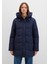 Su İtici Kapüşonlu Lacivert Şişme Mont 1110439-83699 15