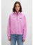 Mavi Logo Baskılı Yarı Fermuarlı Pembe Sweatshirt 1S10373-71067 10
