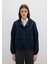Kapüşonlu Lacivert Ceket 110775-82906 15