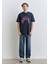 Baskılı Lacivert Tişört 0612882-89353 15