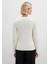İpek Karışımlı V Yaka Ekru Kazak 1710720-70057 11