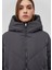 Kapüşonlu Antrasit Şişme Mont 1110489-80106 7