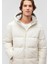 Kapüşonlu Beyaz Şişme Mont 0110211-71621 9