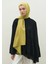 Nara Pamuk Floş Jakarlı Şal Tatlı Sarı 1