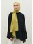 Nara Pamuk Floş Jakarlı Şal Tatlı Sarı 3