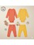2 Li Premium Set Nakışsız %100 Pamuk 0-3 Ay/24-36 Ay (3 Yaş)Arası Zıbın Çıtçıtlı Body ve Pantolon Takımı Unisex Kız Erkek Bebek ve Çocuk 1