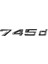 Bmw Bagaj Yazısı -745D- [E65] 1