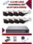 8 Kameralı Hd Büyük Kasa Set - 5mp Sony Lensli Full Hd Gece Görüşlü Güvenlik Kamerası Sistemi 1