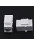 10PCS RJ45 Bağlayıcı Keystone Jack Cat6 Uzatma Bağlayıcı Ethernet Ağı Lan Kat 6 Kullanıcı Kabloları Adaptörü, Beyaz (Yurt Dışından) 3