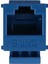 10PCS RJ45 Konnektör Keystone Jack Cat6 Uzatma Bağlayıcı Ethernet Ağı Lan Kat 6 Kullanıcı Kapları Adaptörü, Mavi (Yurt Dışından) 4