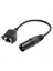Dmx-Con Denetleyici Serisi Için 1 Çift Xlr 3PIN-RJ45 Dişi Adaptörü RJ45-XLR Dmx Konnektör Uzatma Kablosu (Yurt Dışından) 3