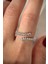 Yeni Sezon Su Yolu Tasarım Yarum Tur Zirkon Taşlı Kadın Yüzük Gümüş 1