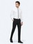 Beyaz Düz Slim Fit Dokuma Klasik %100 Pamuk Gömlek 9