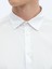 Beyaz Düz Regular Fit Dokuma Casual Gömlek 10