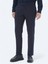Lacivert Dokuma Regular Fit Casual Pantolon 6
