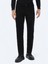 Siyah Dokuma Slim Fit Kadife Casual Pamuk Karışımlı Pantolon 7