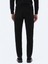 Siyah Dokuma Slim Fit Kadife Casual Pamuk Karışımlı Pantolon 9