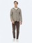 Bej Regular Fit Kapüşonlu Casual Örme Mont 9