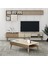 Variant Milan Tv Ünitesi ve Orta Sehpa Takımı - Ceviz / Traverten Mermer 1